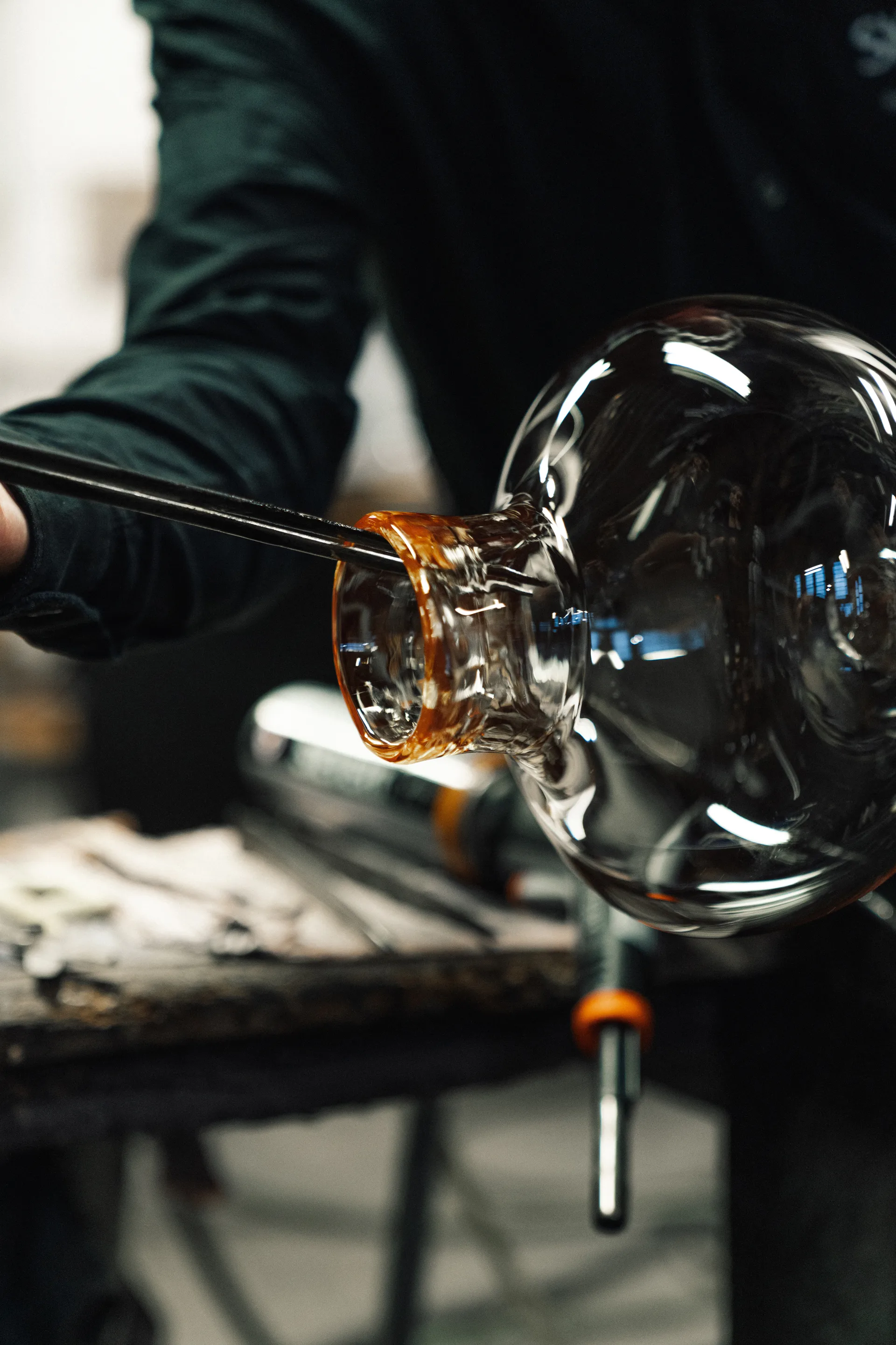 Hilke X Skruf Perla vase, Clear Hilke Collection