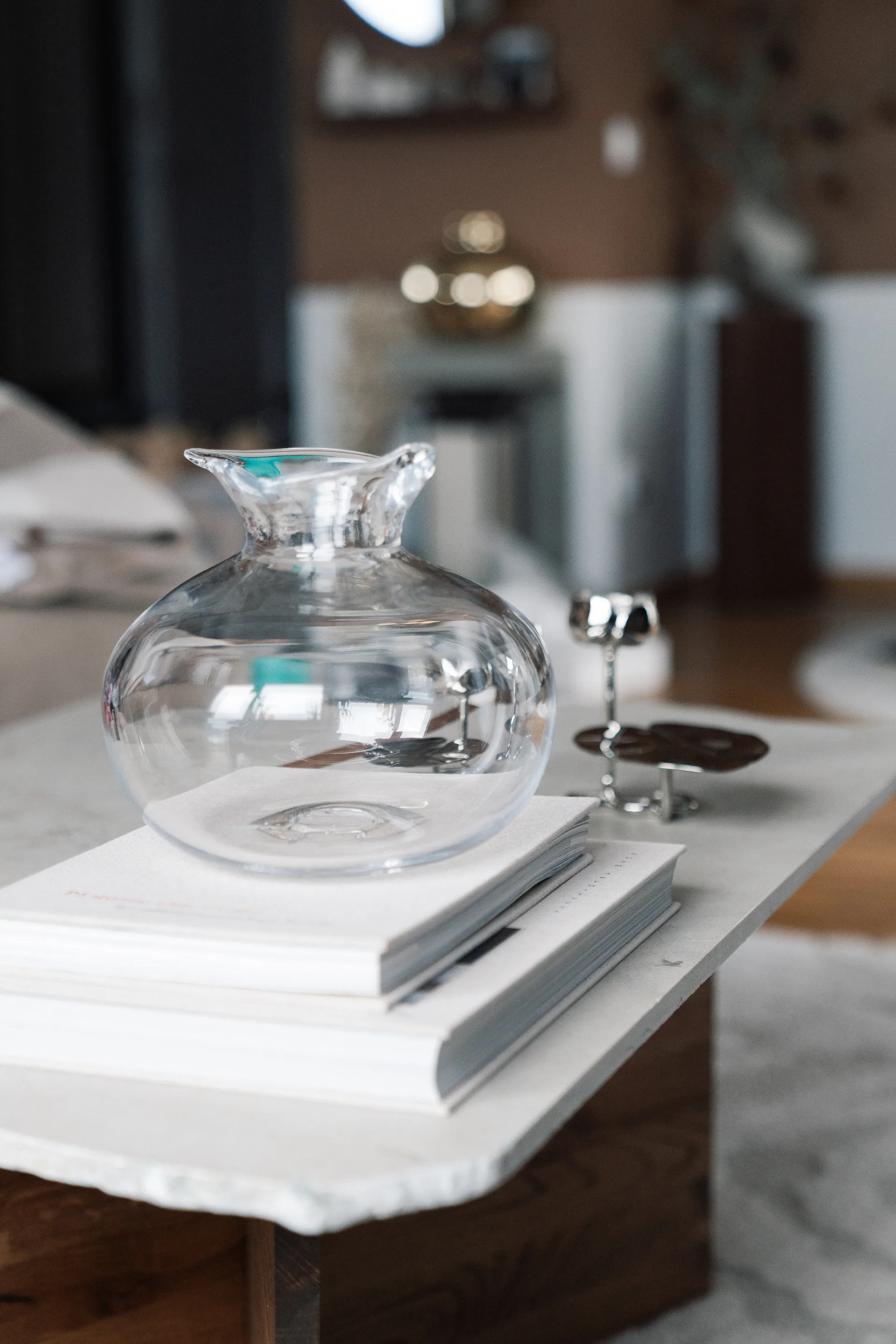 Hilke X Skruf Perla vase, Clear Hilke Collection