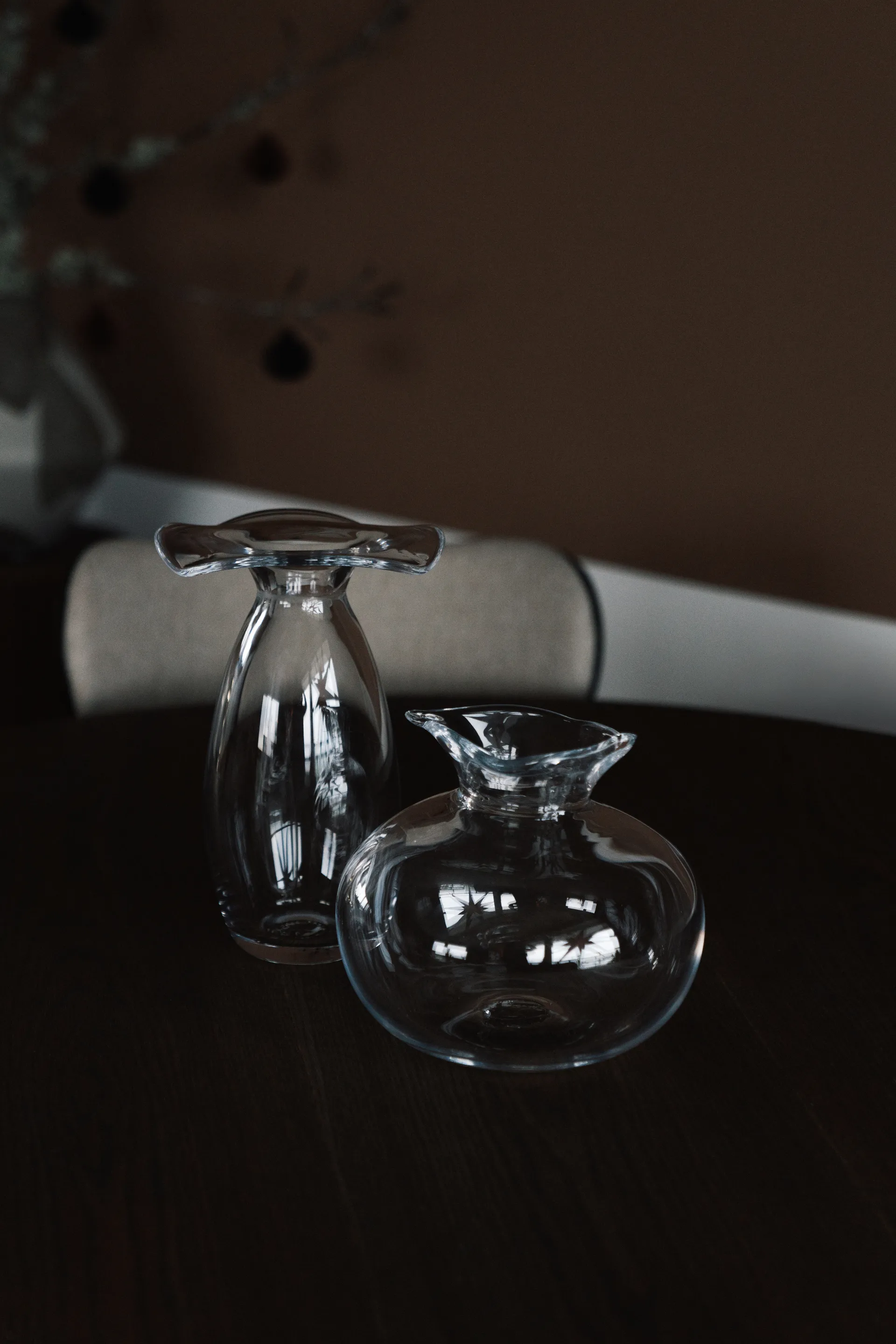 Hilke X Skruf Perla vase, Clear Hilke Collection