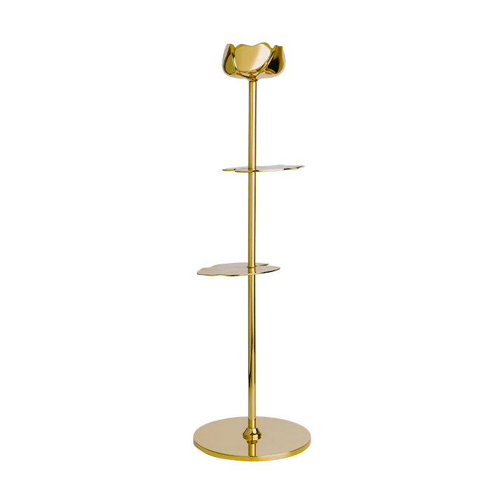 Ninfea Alta candlestick 30 cm - Brass - Hilke Collection