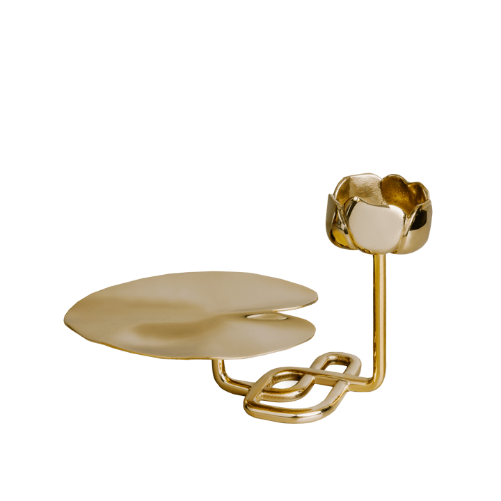 Ninfea No.2 candlestick - Brass - Hilke Collection