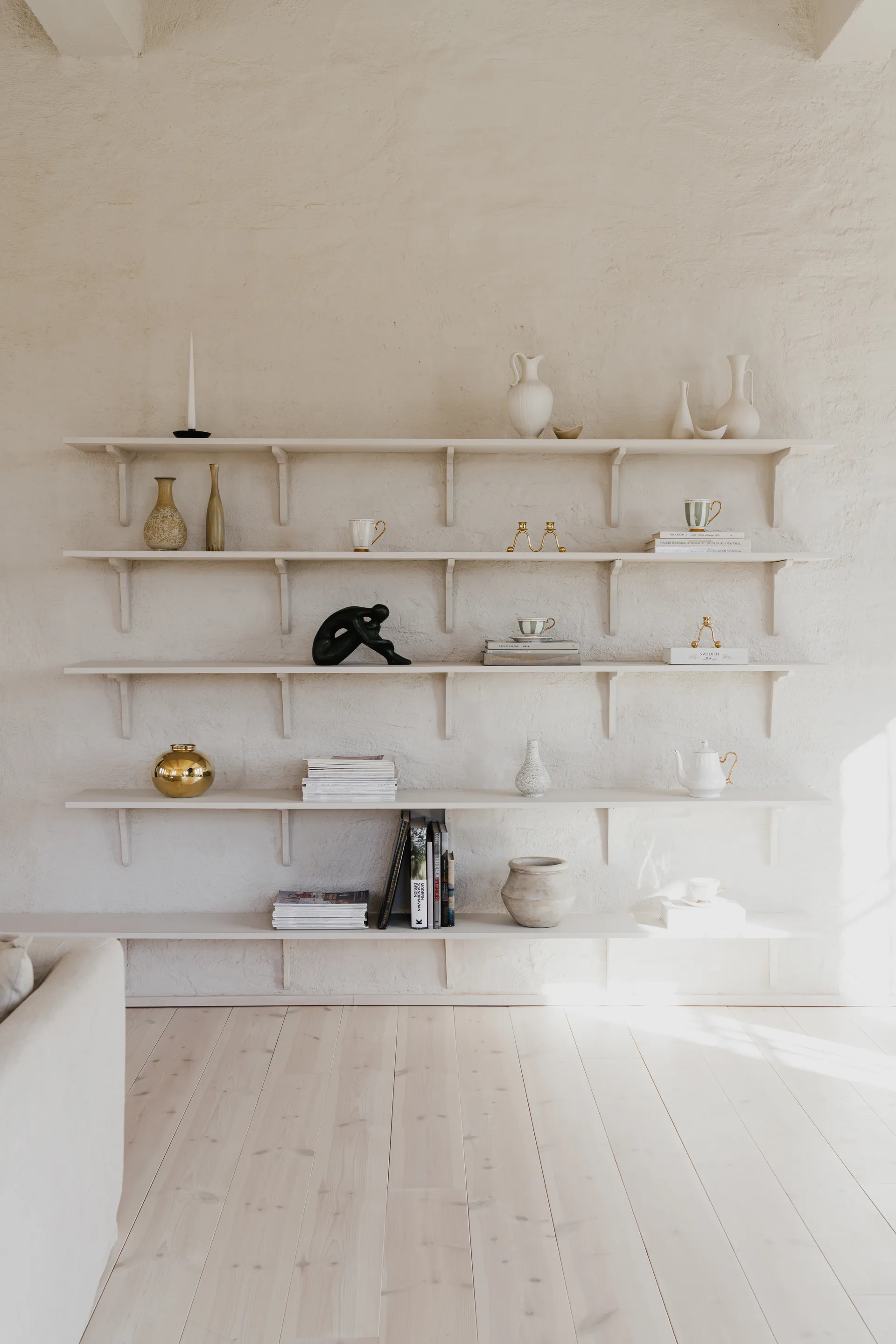 Strisce Tortora cup with saucer, 22 cl Hilke Collection