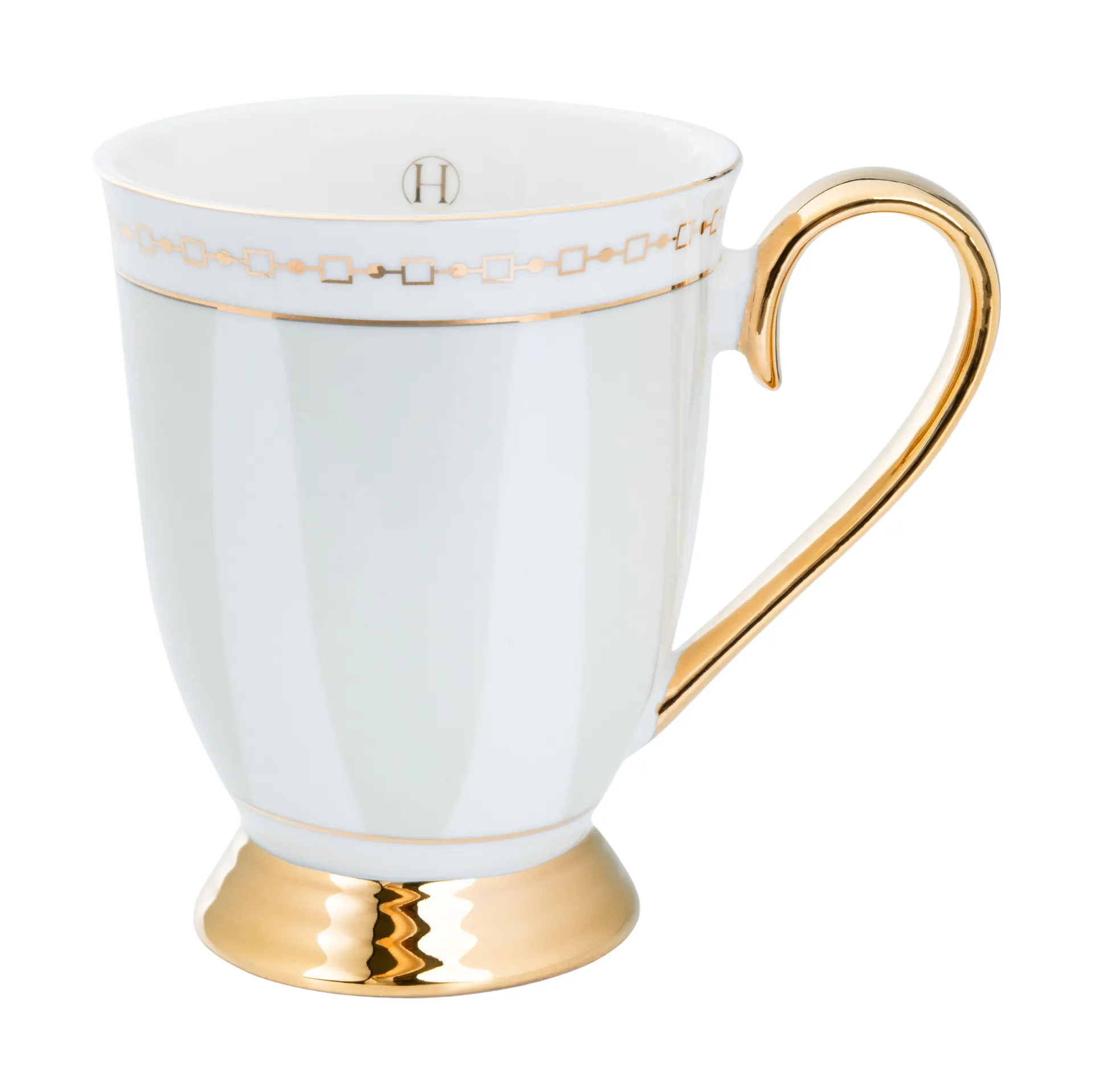 Strisce Tortora mug, 28 cl Hilke Collection