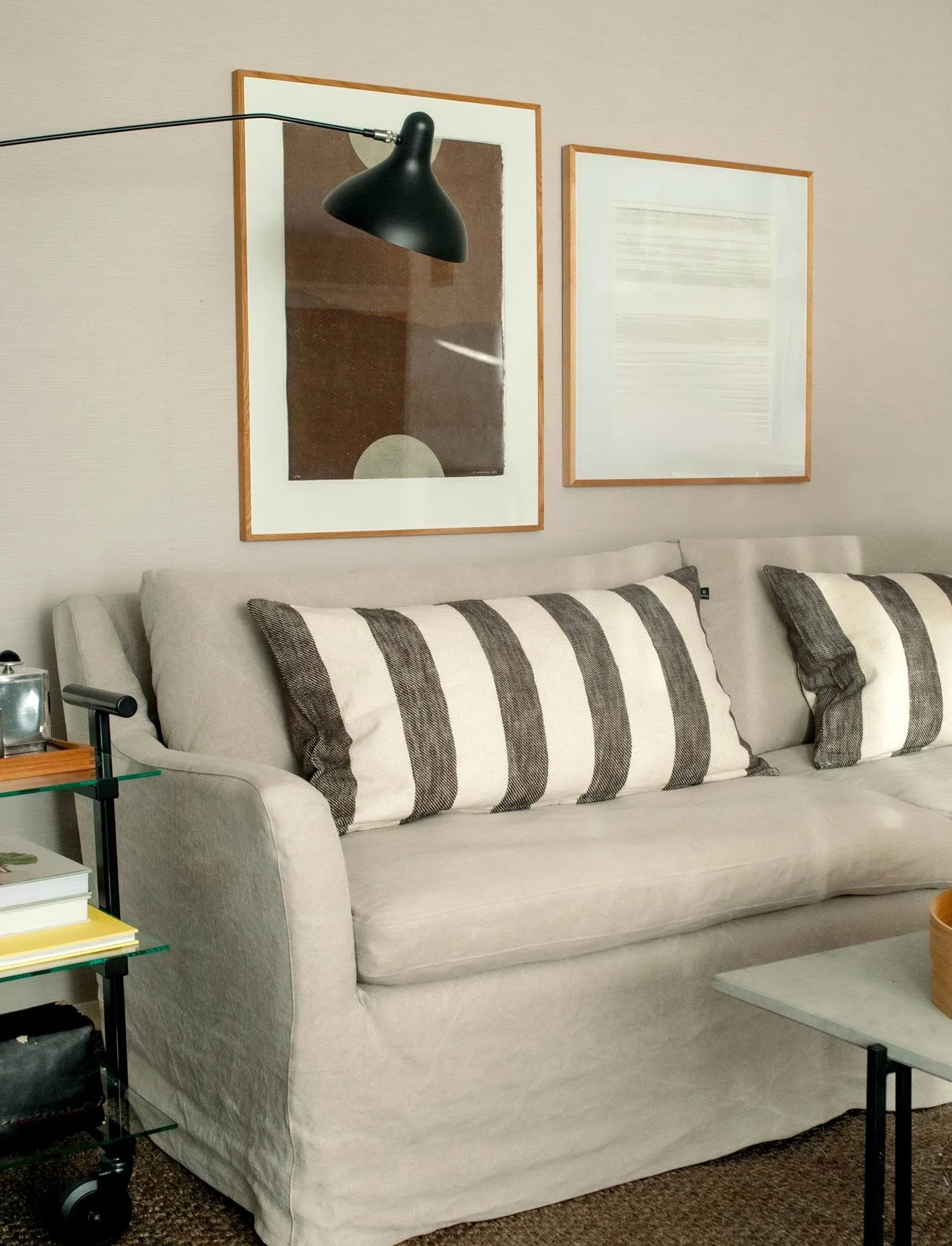 Aberdeen cushion cover, Chocolate, 50x90 cm Himla