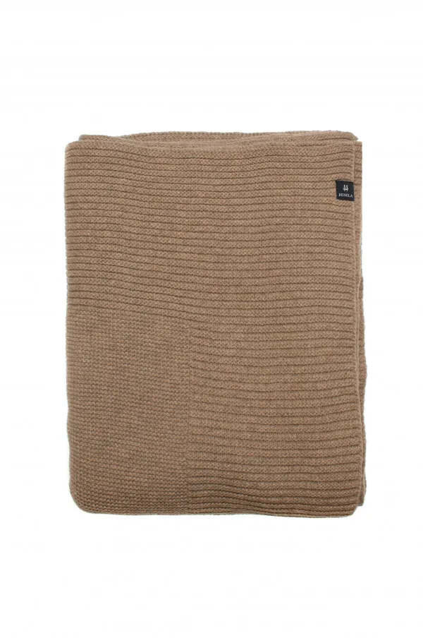 Avery throw blanket 130x170, Camel Himla