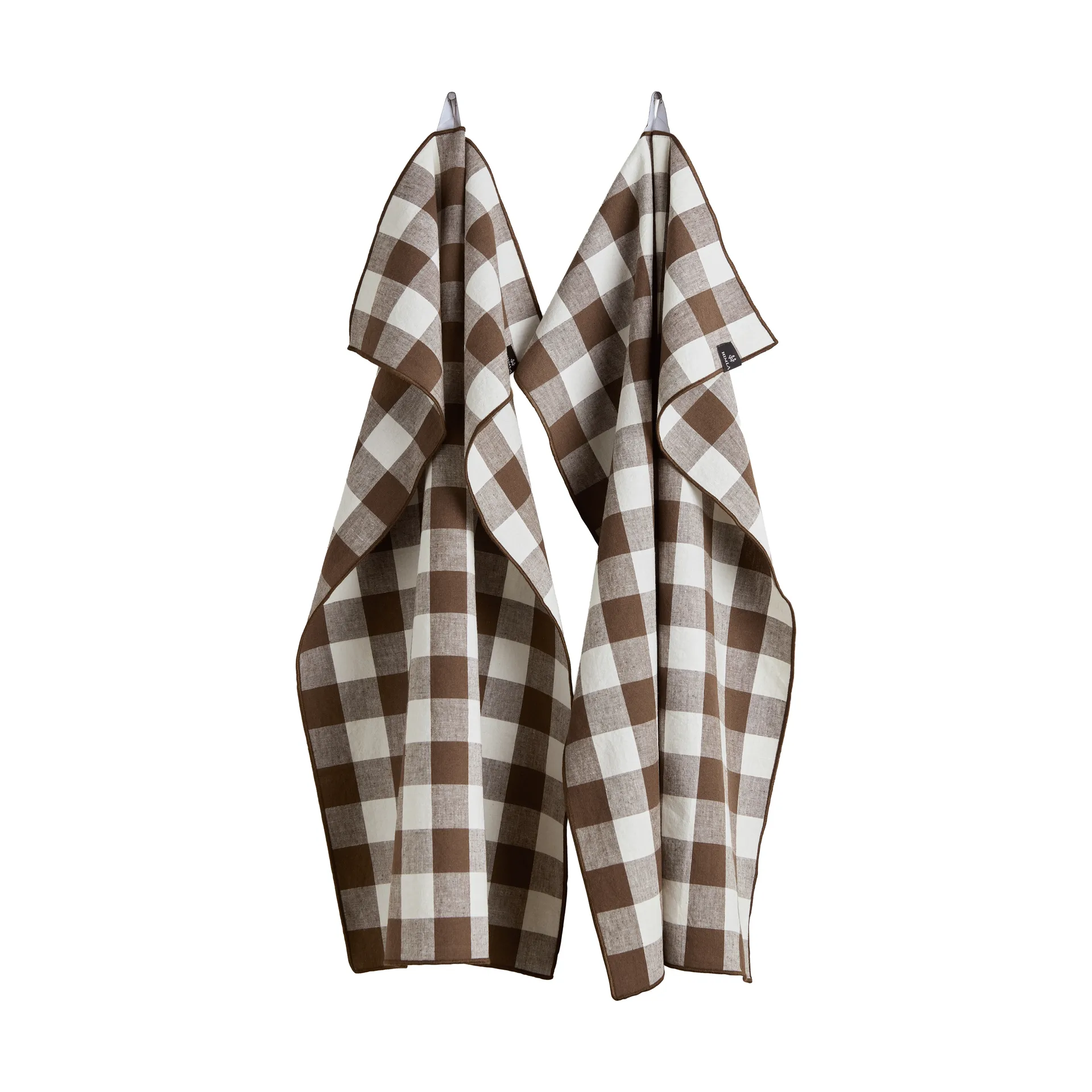 Bettyhill kitchen towel, Chocolate 2-pack Himla