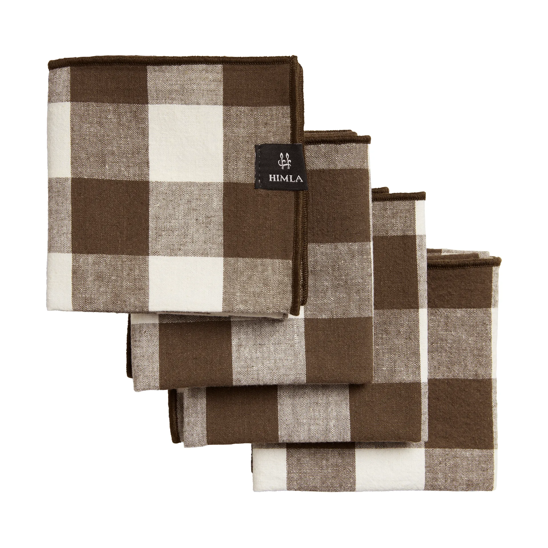 Bettyhill napkins 4-pack, Chocolate Himla