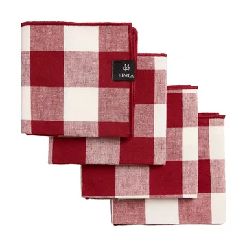 Bettyhill napkins 4-pack - Ruby - Himla