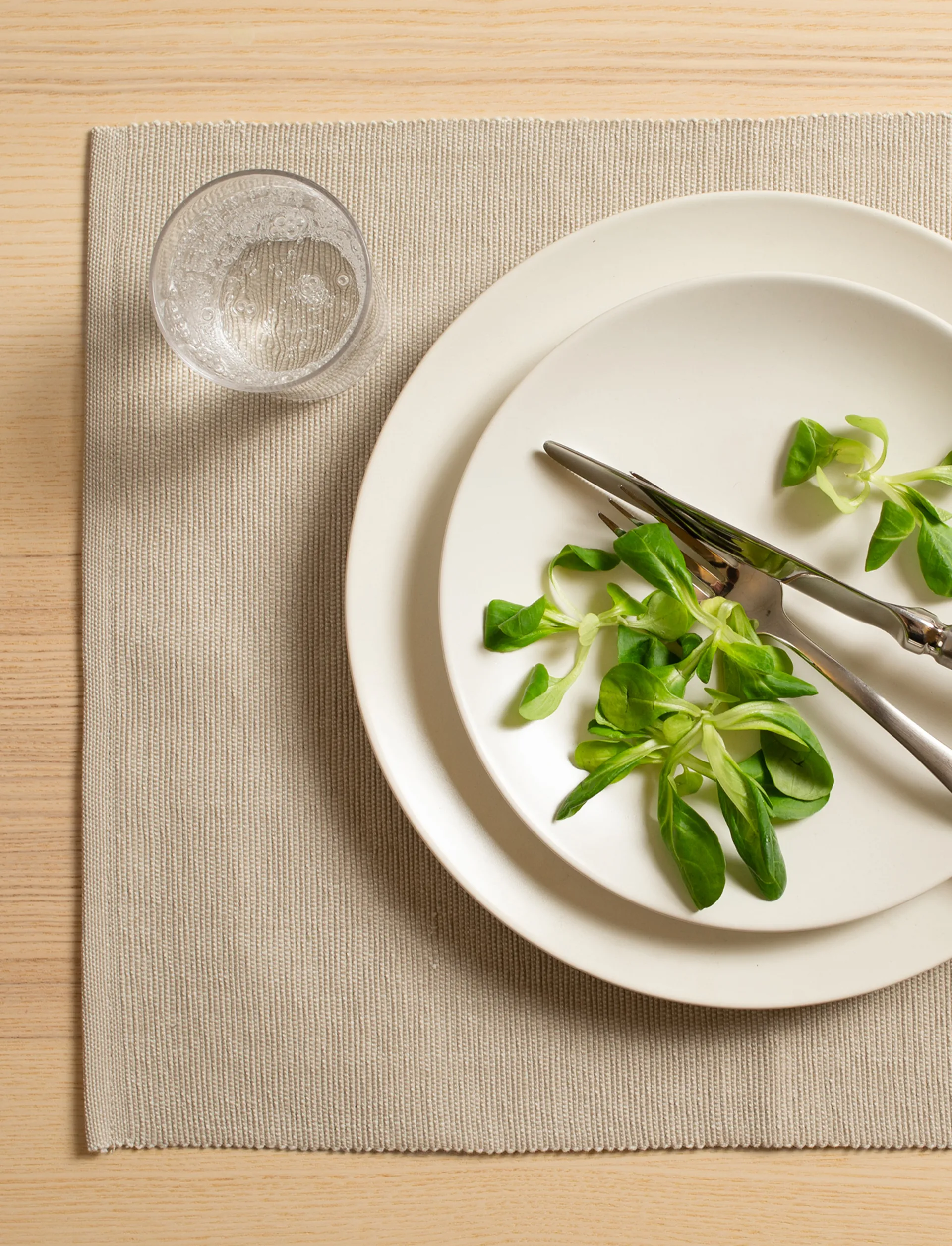 Bistro placemat 36x47 cm 2-pack, Sand Himla