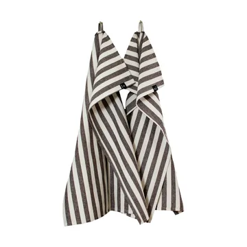 Bretagne kitchen towel 50x70 cm 2-pack - Chocolate - Himla