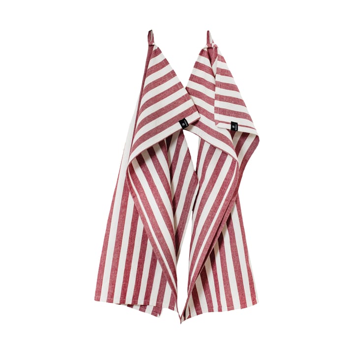 Bretagne kitchen towel 50x70 cm 2-pack - Deep red - Himla
