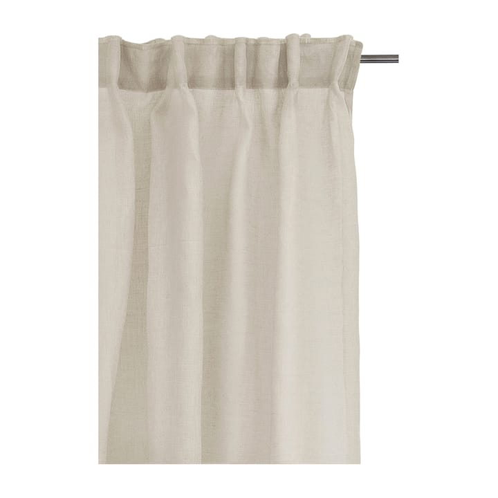 Dalsland curtain with heading tape and channel, Oatmeal Himla