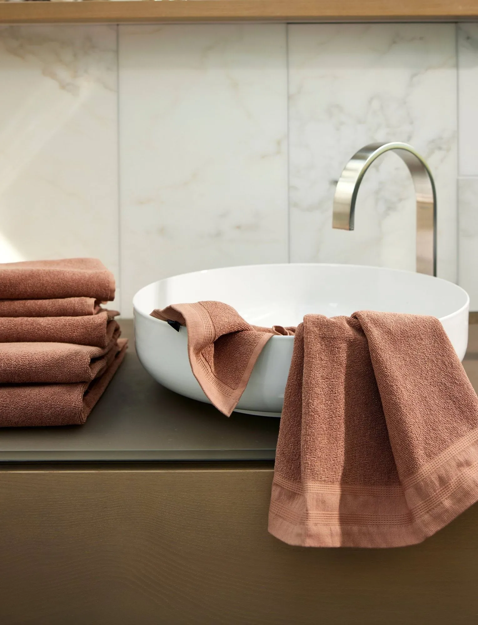 Lina towel, Grounded (pink), 50x70 cm Himla