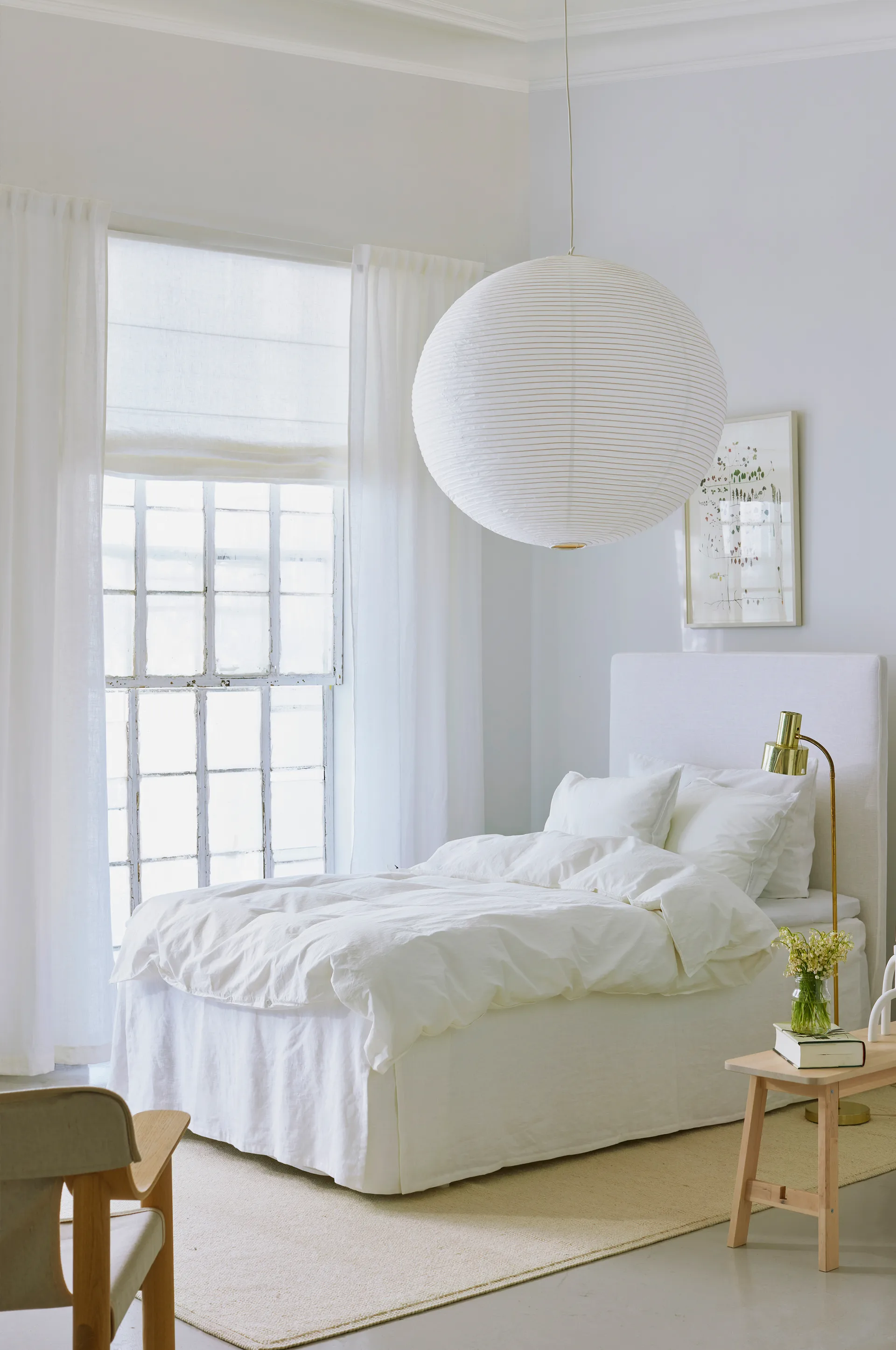 Miramar Roman blind 110x180 cm, White Himla