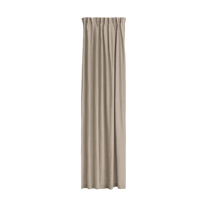 Sunrise curtain with pleat band 140x250 cm - Vintage (grey) - Himla