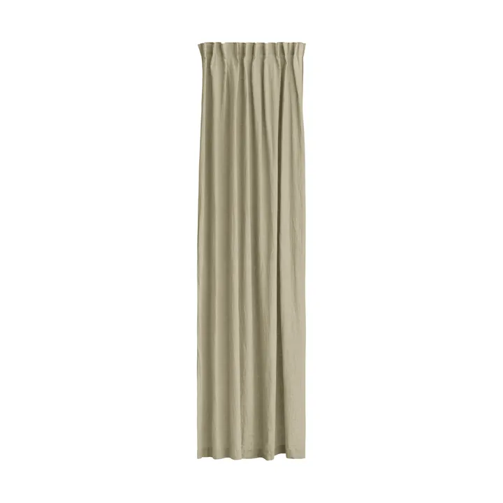 Sunrise curtain with pleat band 280x290 cm - Organic (green) - Himla