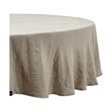 Sunrise round linen tablecloth - Vintage (grey), Ø160 cm - Himla