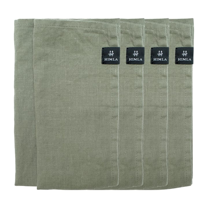 Sunshine napkin 4-pack, Sage Himla