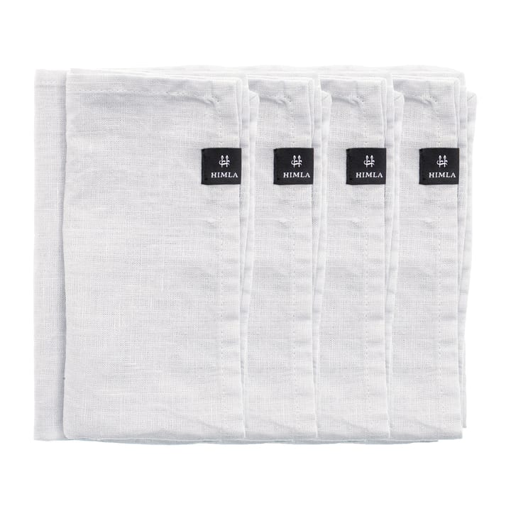 Sunshine napkin 4-pack, white Himla