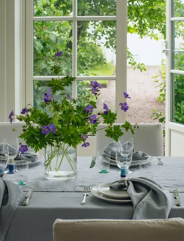 Sunshine table runner - Heavenly, 50x145 cm - Himla