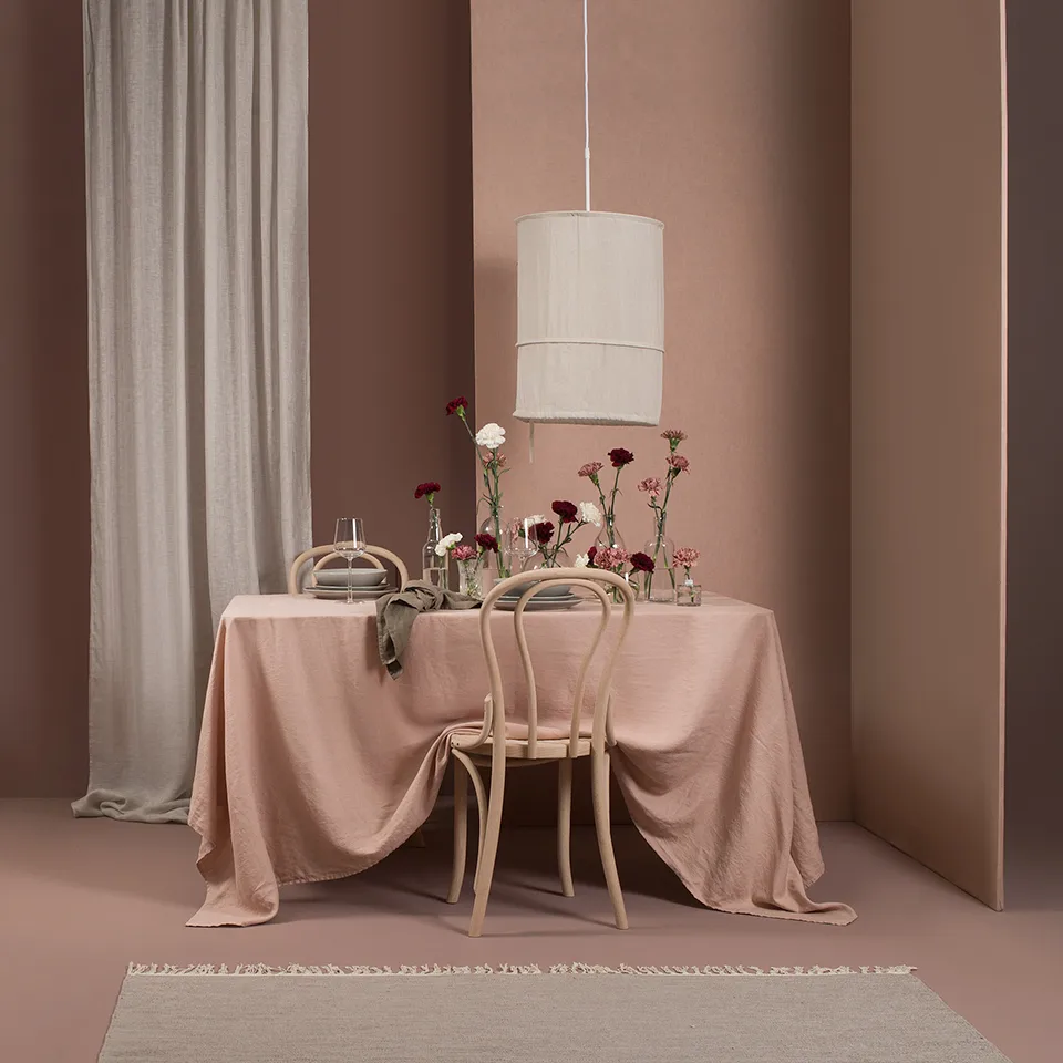 Sunshine tablecloth 140x330 cm, Nude Himla