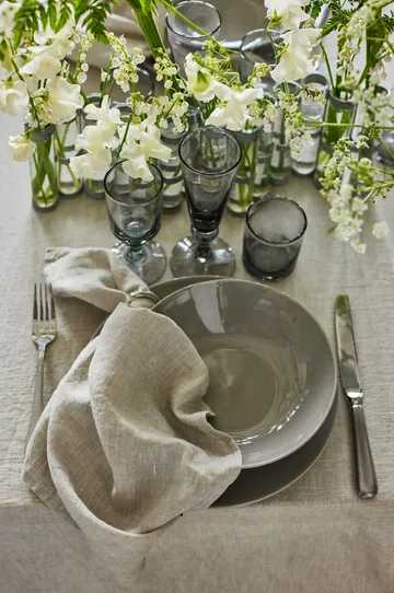 Sunshine tablecloth 140x330 cm - Oatmeal (Natural) - Himla
