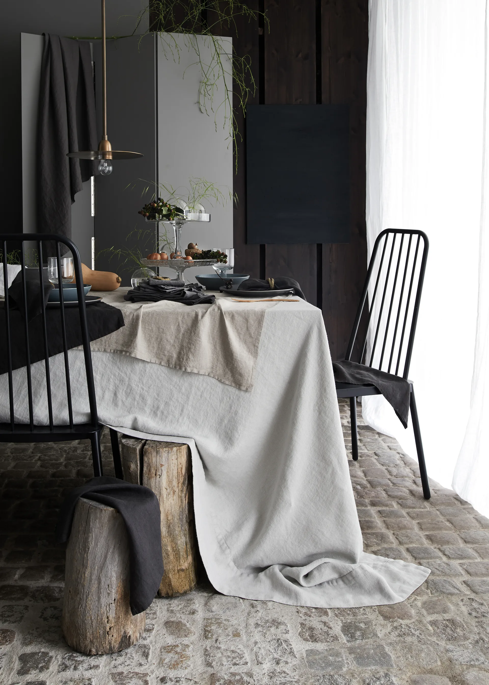 Sunshine tablecloth natural, 140x250 cm Himla