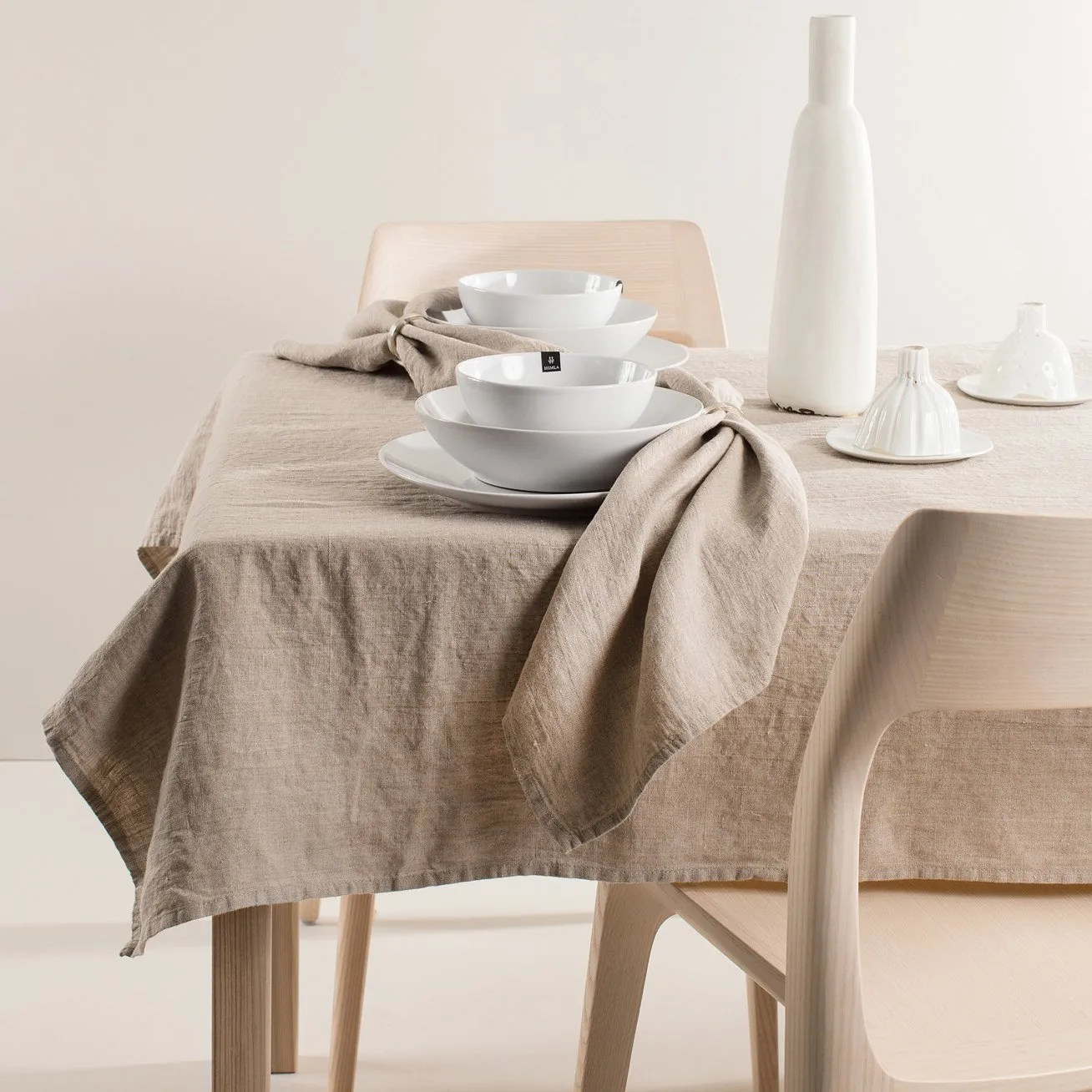Sunshine tablecloth natural, 140x330 cm Himla