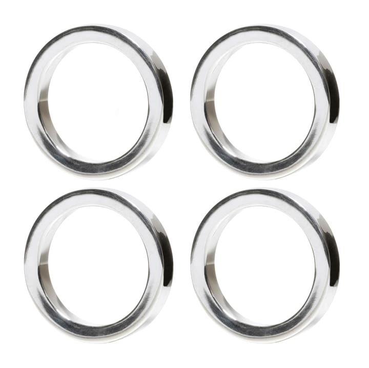 Vasa napkin ring 4-pack - silver - Himla