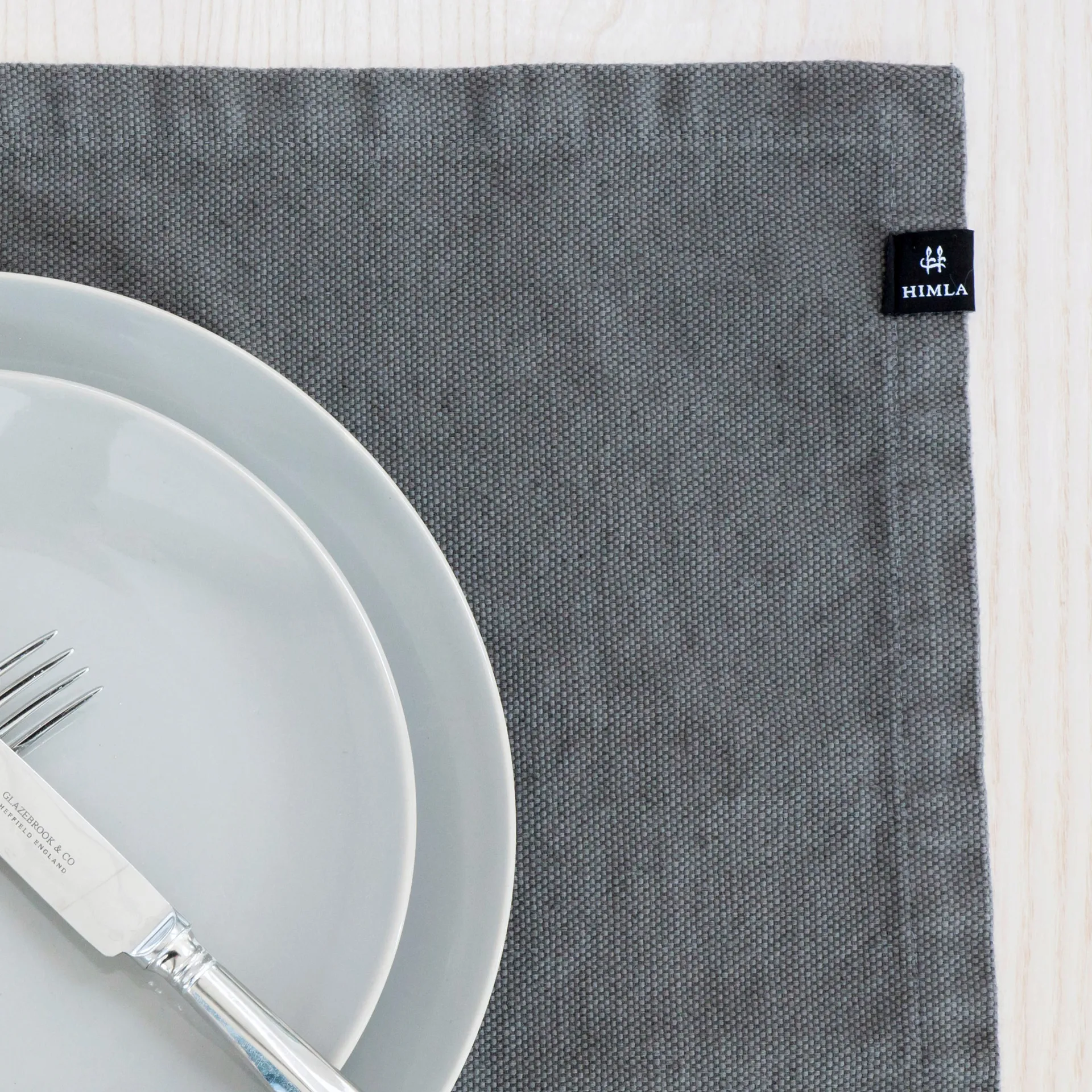 Weekday placemat 37x50 cm, Charcoal (dark grey) Himla