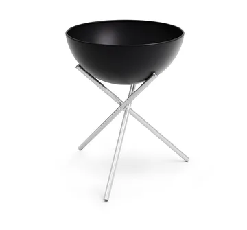 BOWL 70 fire pit - Black-silver, tripod stand - Höfats