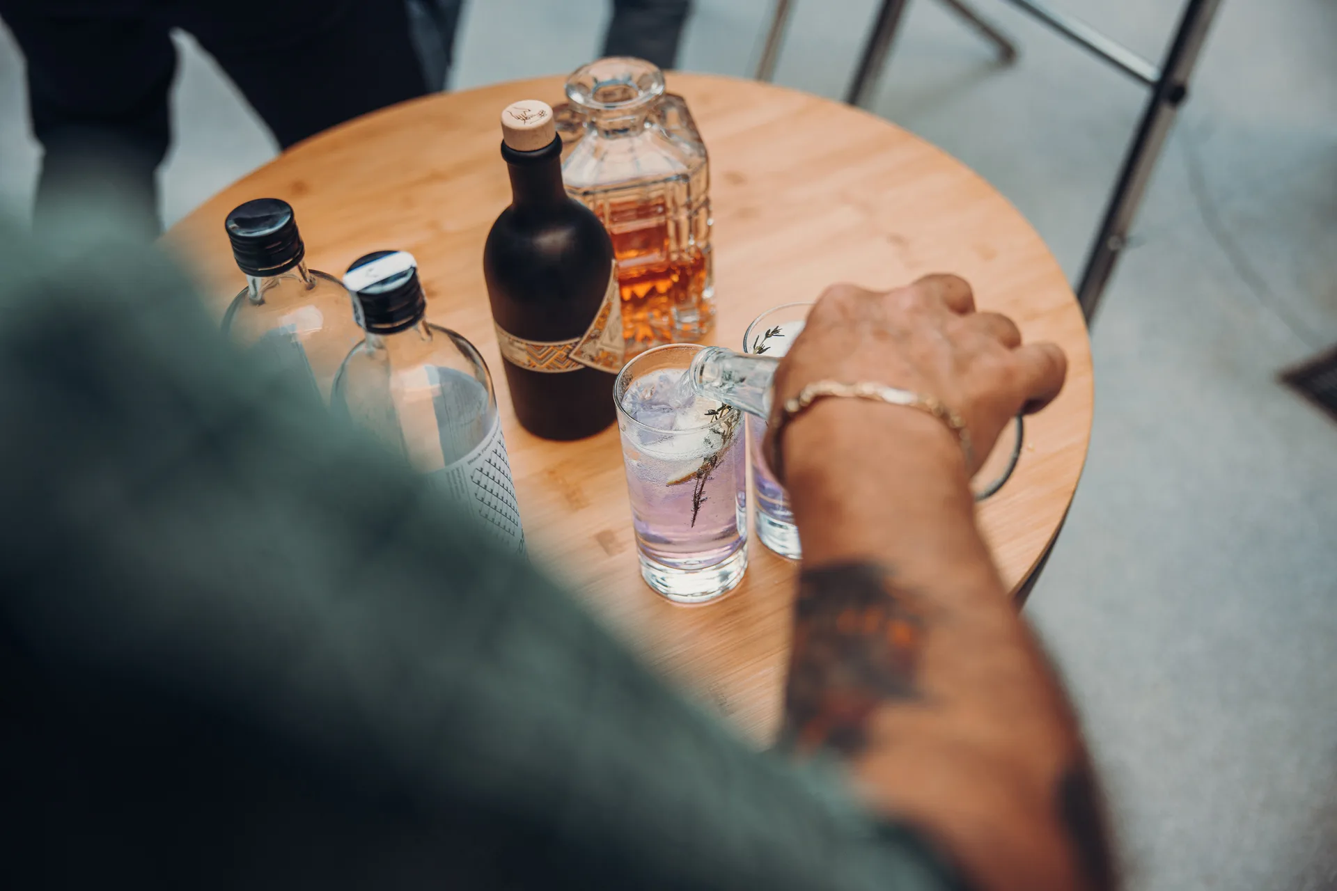 BOWL 70 tray, Bamboo Höfats