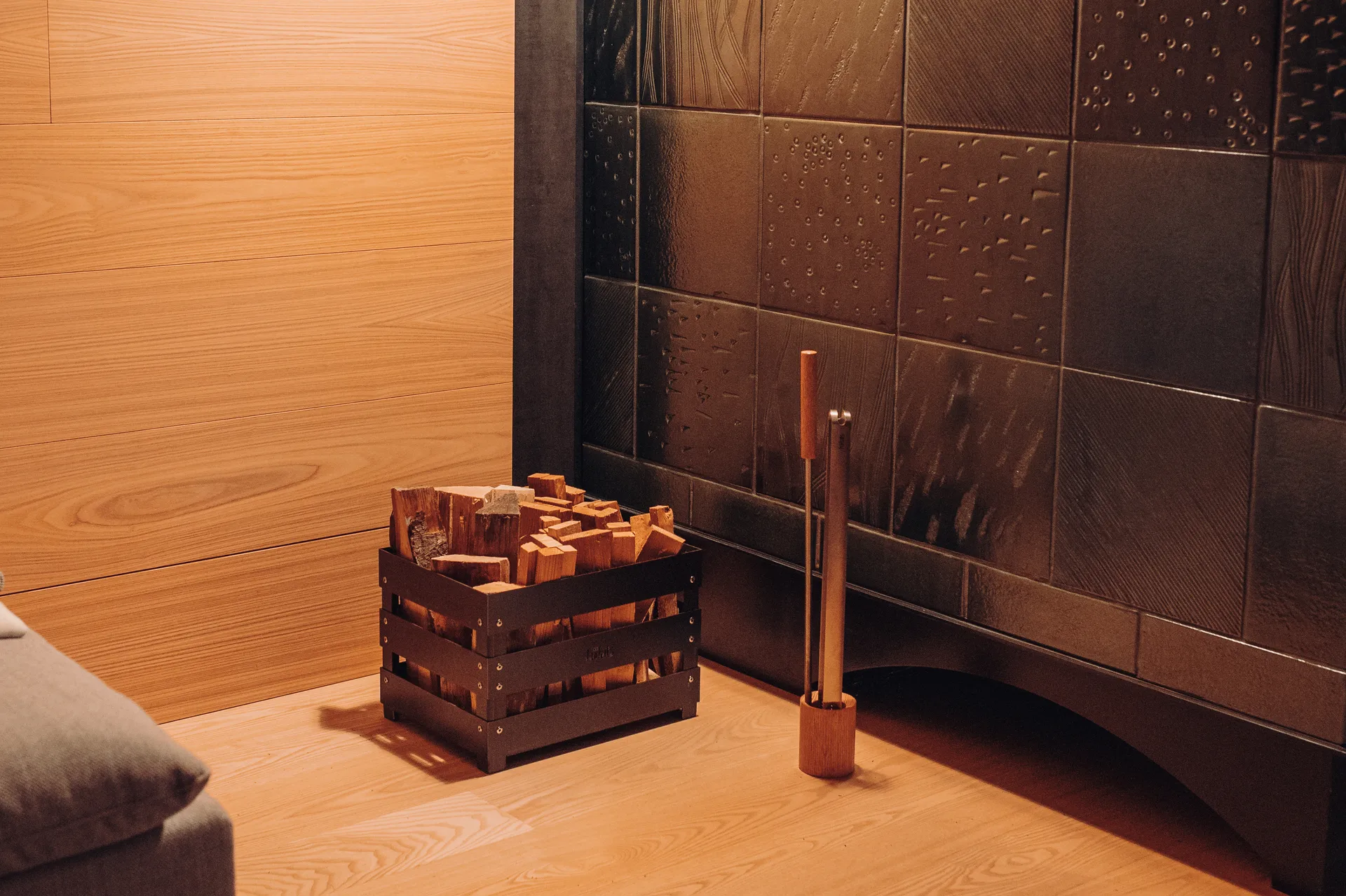 Höfats fire tool set, Stainless steel box, 3 pieces Höfats