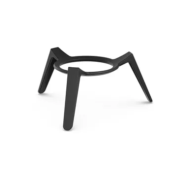 MOON 45 fireplace - Black-silver, low stand - Höfats