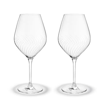 Cabernet Lines burgundy glass 69 cl 2-pack - Clear - Holmegaard
