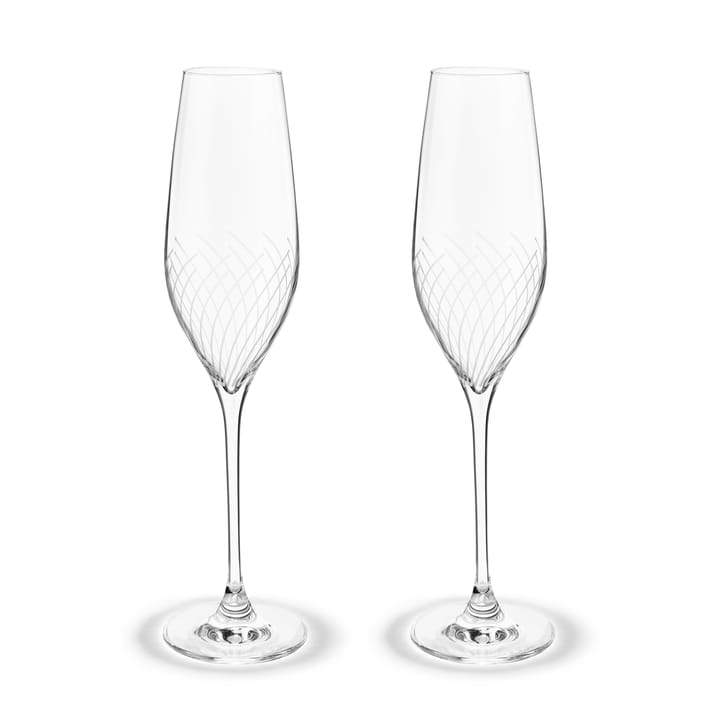 Cabernet Lines champagne glass 29 cl 2-pack, Clear Holmegaard