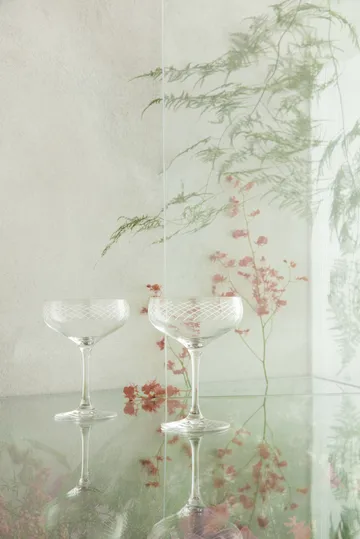 Cabernet Lines cocktail glass 29 cl 2-pack - Clear - Holmegaard