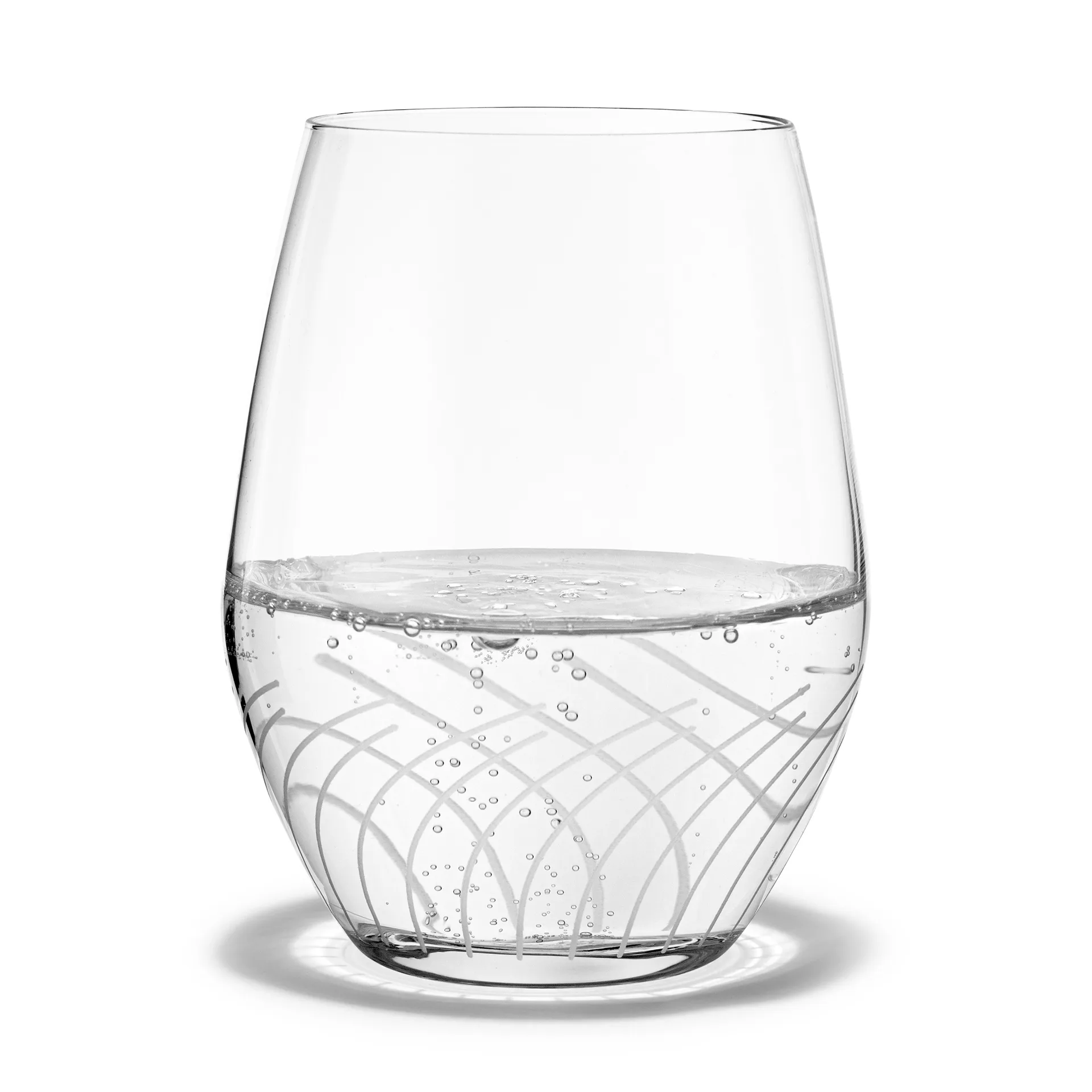 Cabernet Lines water glass 25 cl 2-pack, Clear Holmegaard