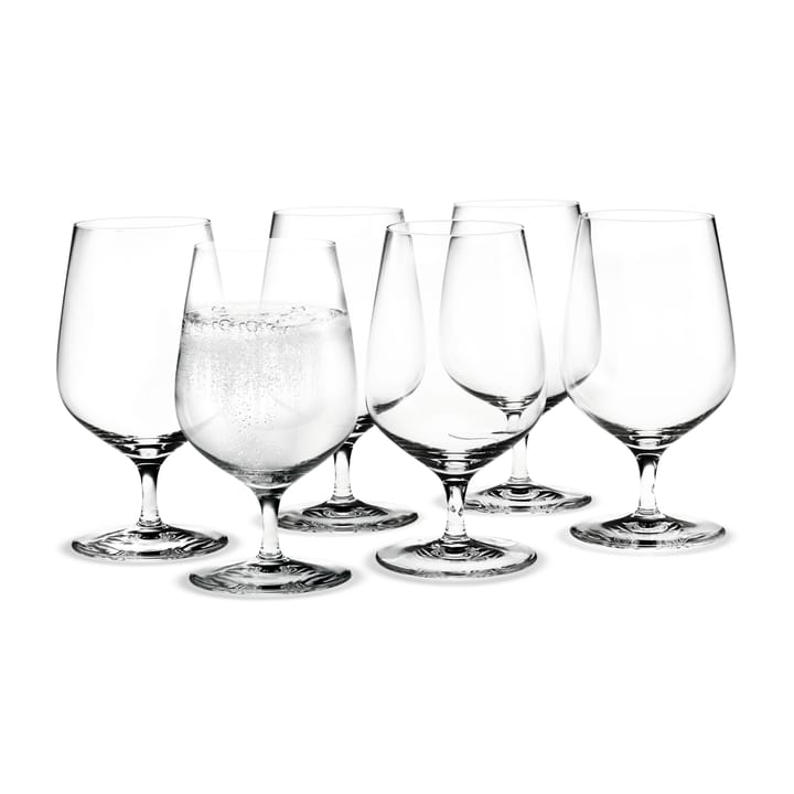 Cabernet water glass clear 6 pack, 35 cl Holmegaard