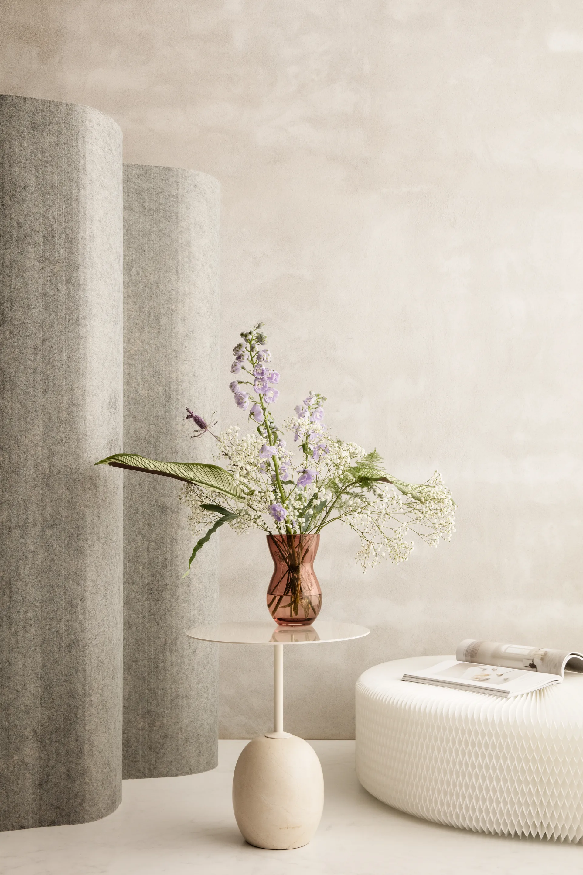 Calabas vase 21 cm, Burgundy Holmegaard