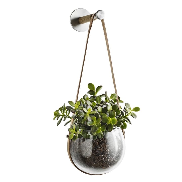 Design with light hook, white-brown Holmegaard