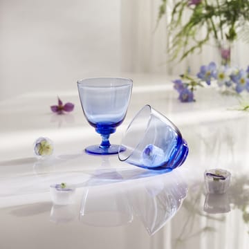 Flow water glass 35 cl - Dark blue - Holmegaard