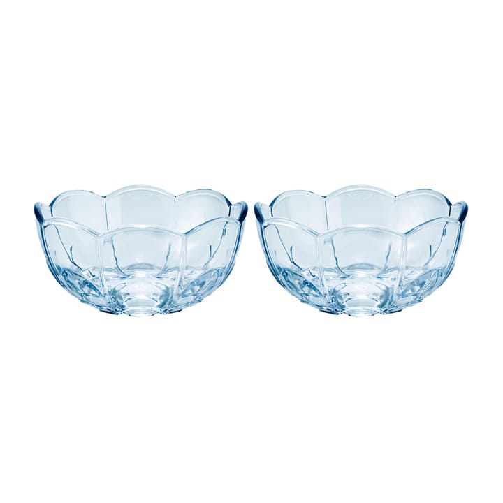 Lily bowl Ø13 cm 2-pack - Blue iris - Holmegaard