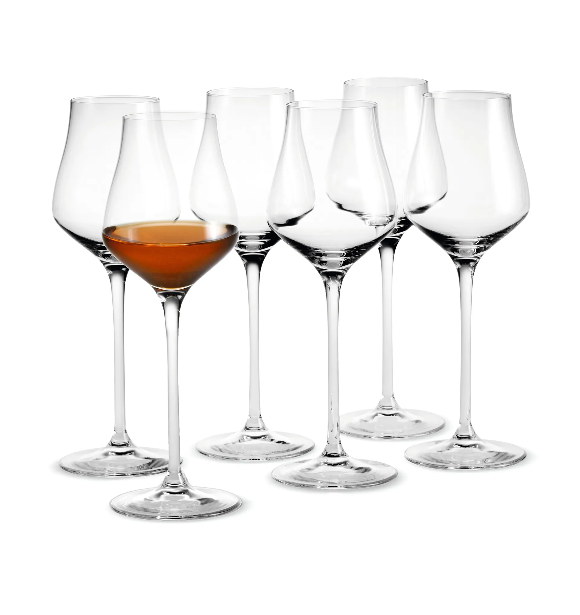 Perfection brandy glass 5 cl 6 pack, Clear Holmegaard