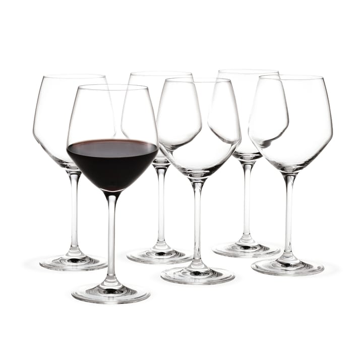 Perfection red wine glass 43 cl 6 pack, Clear Holmegaard