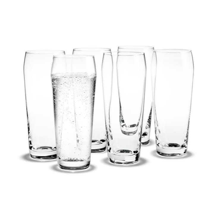 Perfection water glass clear 6 pack, 45 cl Holmegaard