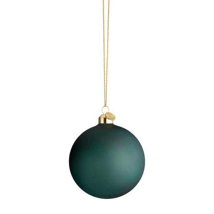 Souvenir Christmas Bauble Ø8 cm, Dark green Holmegaard