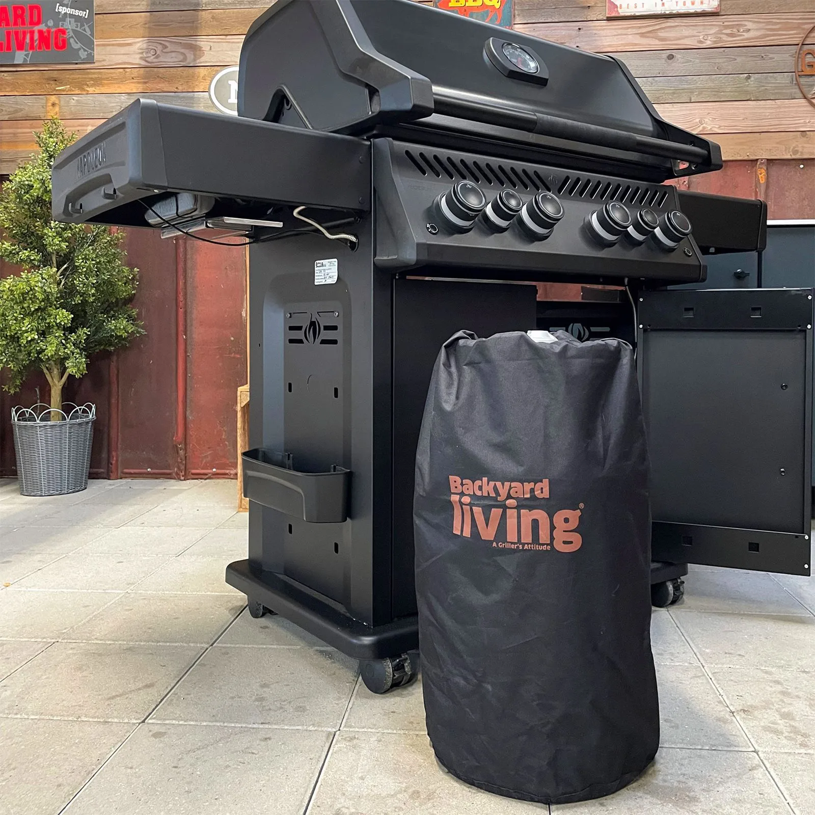 Hot Wok gas cylinder cover, Black Hot Wok