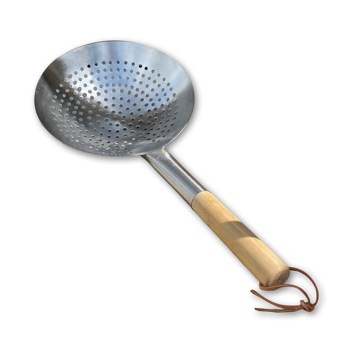 Hot Wok slotted spoon 53 cm - Stainless steel-bamboo - Hot Wok