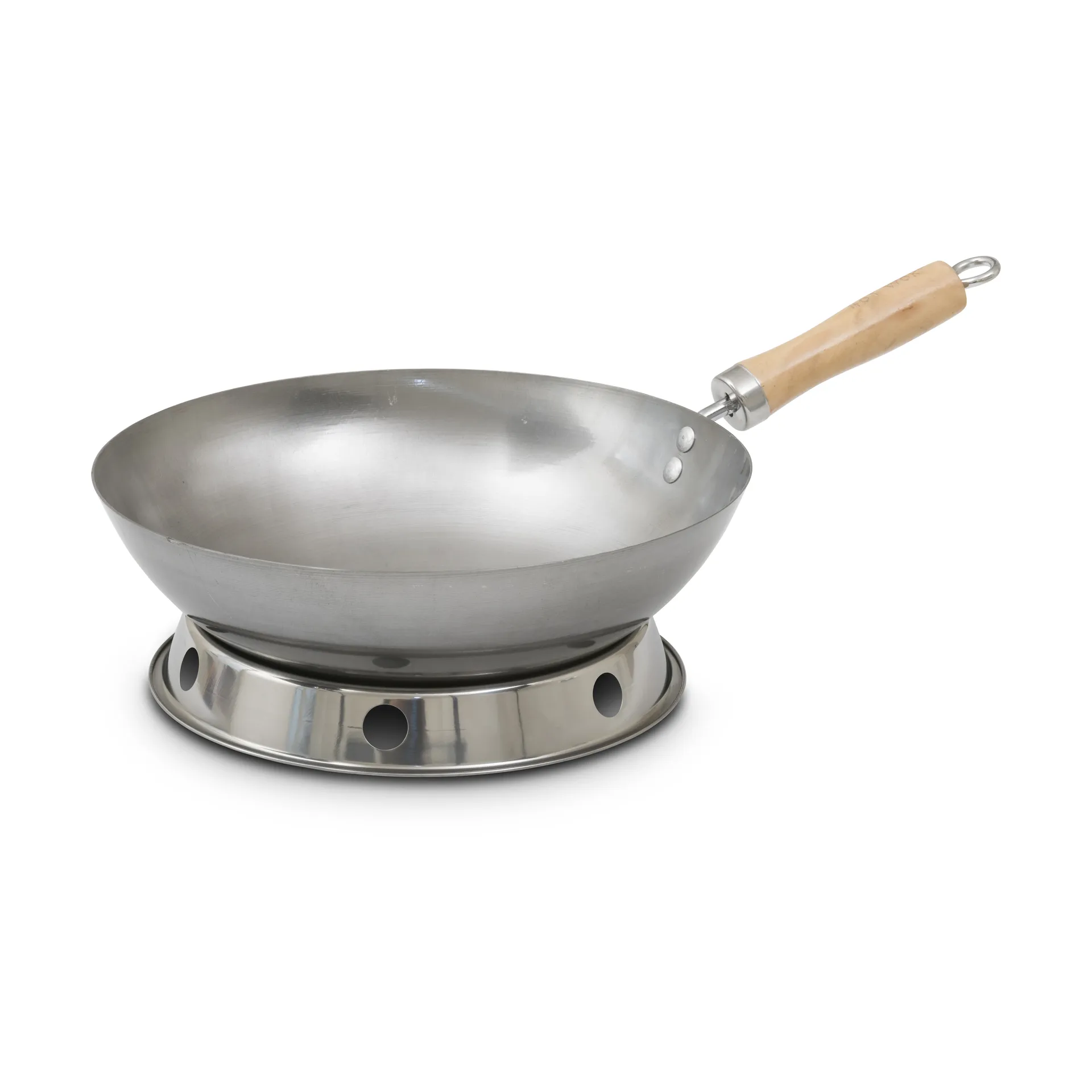 Hot Wok table protector wok pan Ø25.5 cm, Stainless steel Hot Wok